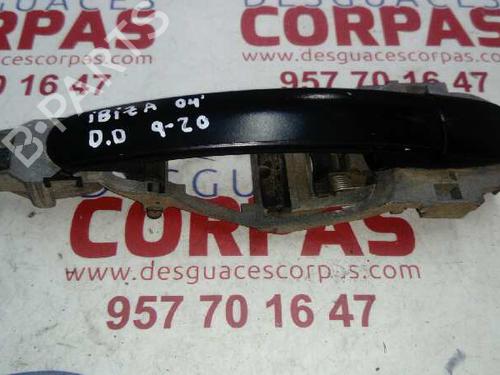 Used Front right exterior door handle SEAT IBIZA III (6L1) [2002-2009]  19553630