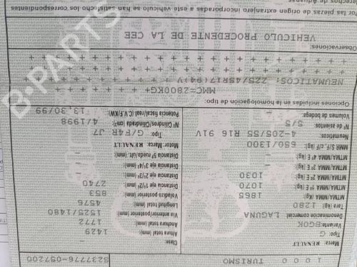 Brugte RENAULT LAGUNA II (BG0/1_) 4524829