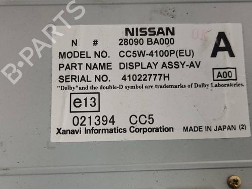 Display monitor NISSAN PRIMERA Hatchback (P12)  | BP19571087C48 