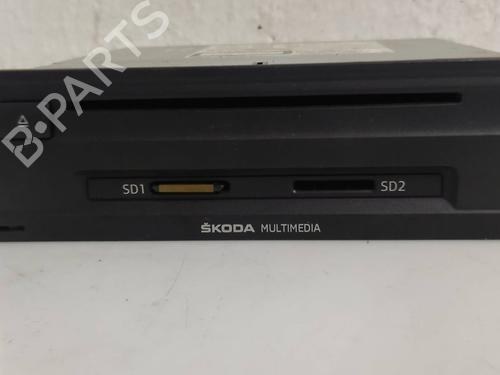Used Radio SKODA OCTAVIA III (5E3, NL3, NR3) 1.6 TDI (110 hp) 19572556