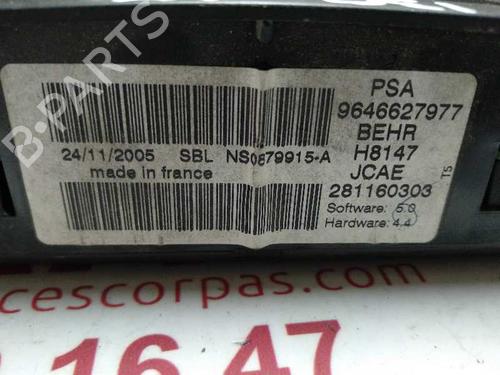 Climate control PEUGEOT 307 (3A/C)  | BP19551059I5 