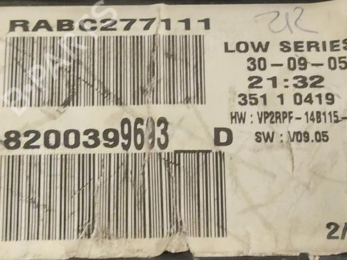 Instrument cluster RENAULT MEGANE II (BM0/1_, CM0/1_)  | BP21043577C47 