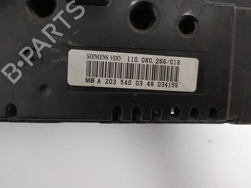 Instrument cluster MERCEDES-BENZ C-CLASS (W203)  | BP19661202C47 