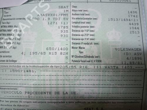 Other SEAT TOLEDO II (1M2)  | BP27882666O1 