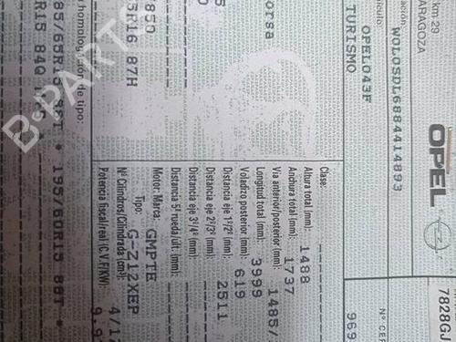 Left taillight OPEL CORSA D (S07) 1.3 CDTI (L08, L68) | BP30773671C34 