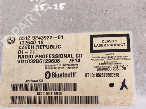 Radio BMW 3 (E90) 318 d | BP27515733E6 