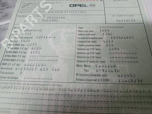 Left mirror OPEL ZAFIRA A MPV (T98)  | BP19571029C26 