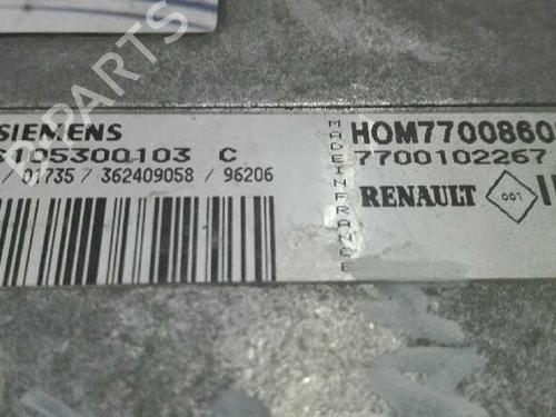 Engine control unit (ECU) RENAULT MEGANE I (BA0/1_)  | BP19547047M57 