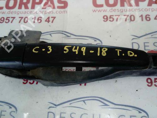 Used Rear right exterior door handle CITROËN C3 I (FC_, FN_) 1.4 i Bivalent (73 hp) 19552221