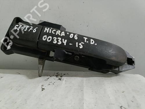 Used Rear right exterior door handle NISSAN MICRA III (K12) 1.2 16V (80 hp) 19569495