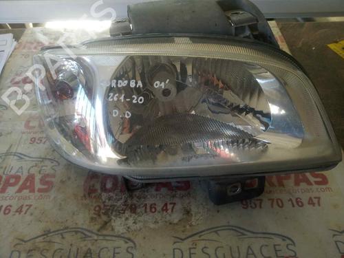 Used Right headlight SEAT CORDOBA (6K1, 6K2) [1993-2002]  19554455