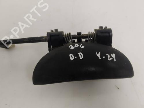 Used Front right exterior door handle PEUGEOT 206 Hatchback (2A/C) 1.9 D (69 hp) 19570098