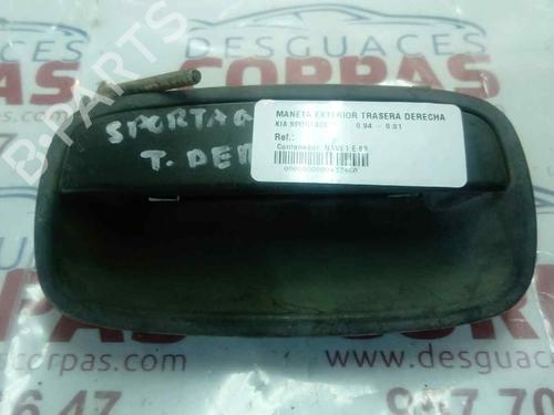 Used Rear right exterior door handle KIA SPORTAGE SUV (K00) [1994-2005]  19551948
