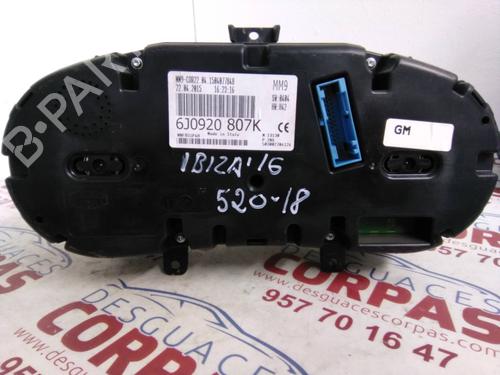Instrument cluster SEAT IBIZA IV (6J5, 6P1)  | BP19551816C47 