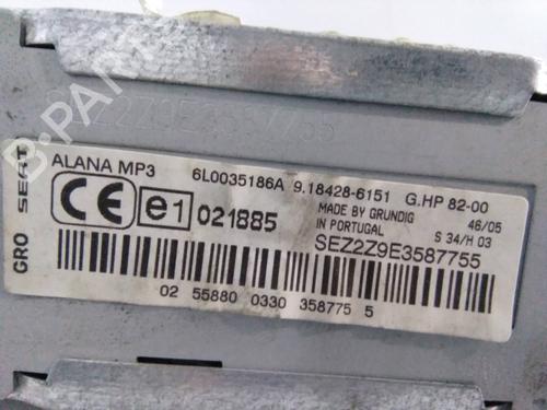 Radio SEAT CORDOBA (6L2)  | BP19559431E6 