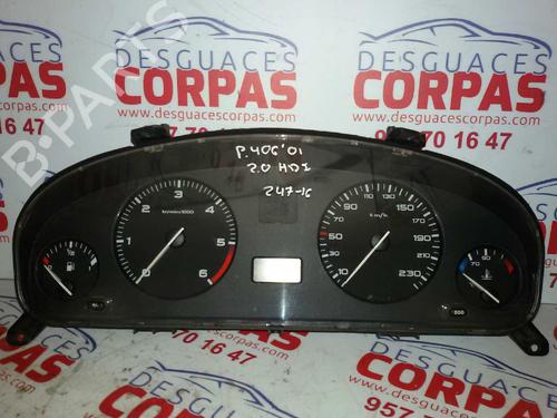 Used Instrument cluster PEUGEOT 406 (8B) 2.0 HDI 110 (109 hp) 19547972