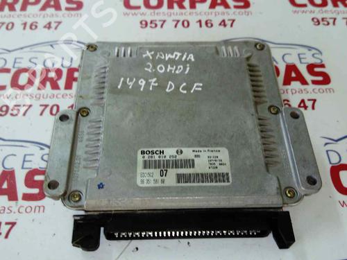 Used Engine control unit (ECU) CITROËN XANTIA (X1_, X2_) 2.0 HDI 90 (90 hp) 19547891