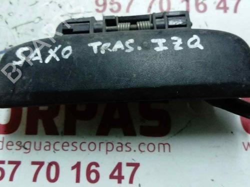 Used Rear left exterior door handle CITROËN SAXO (S0, S1) [1996-2004]  19549957