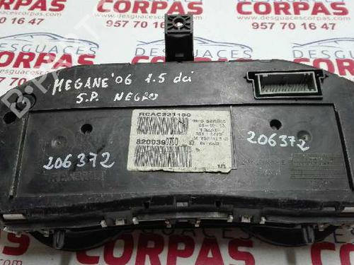 Instrument cluster RENAULT MEGANE II (BM0/1_, CM0/1_)  | BP19548541C47 
