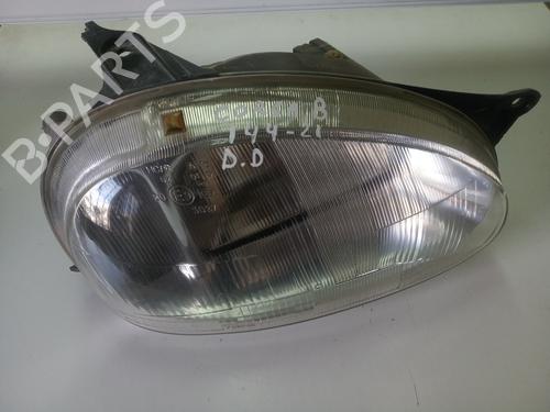 Used Right headlight OPEL CORSA B (S93) [1993-2009]  19660465