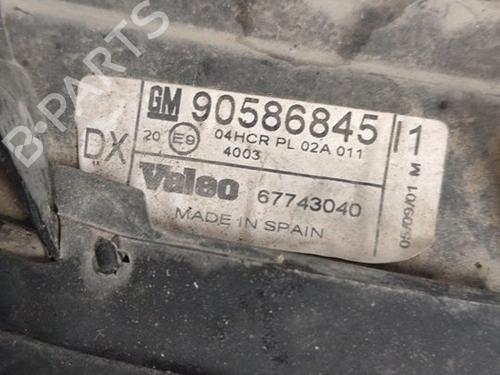 Right headlight OPEL VECTRA B (J96)  | BP29548701C29 