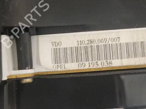 Instrument cluster OPEL ZAFIRA A MPV (T98) 1.8 16V (F75) | BP21043556C47 