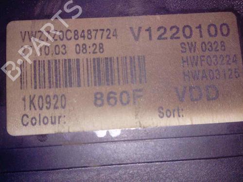 Instrument cluster VW GOLF V (1K1)  | BP19552460C47 
