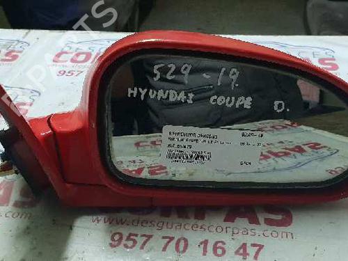Used Right mirror HYUNDAI COUPE I (RD) 1.6 i 16V (114 hp) 19553239