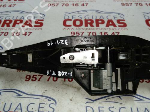 Rear left exterior door handle PEUGEOT 208 I (CA_, CC_) 1.4 HDi | BP19553699C130