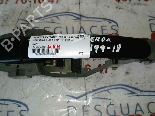 Used Rear left exterior door handle SEAT IBIZA III (6L1) [2002-2009]  19551161