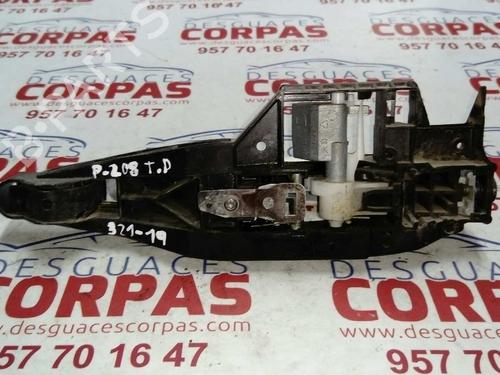 Rear right exterior door handle PEUGEOT 208 I (CA_, CC_) 1.4 HDi | BP19553698C130