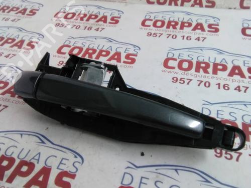 Used Rear right exterior door handle PEUGEOT 208 I (CA_, CC_) 1.2 VTI 82 (82 hp) 19555070