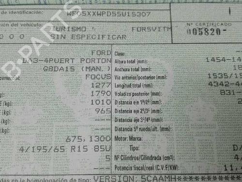 Højre baglygte FORD FOCUS II (DA_, HCP, DP)  | BP19554722C35