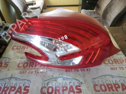 Used Left taillight PEUGEOT 208 I (CA_, CC_) 1.4 HDi (68 hp) 19553541