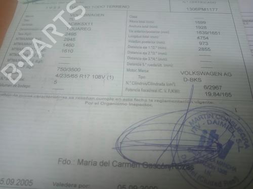 Modulo electronico VW TOUAREG (7LA, 7L6, 7L7)  | BP19661160M83 