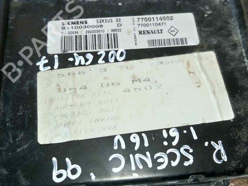 Engine control unit (ECU) RENAULT SCÉNIC I MPV (JA0/1_, FA0_) 1.6 (JA00, JA16, JA15, JA19, JA1V, JA2B, JA2C, JA0B,... | BP19549739M57 