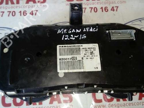 Instrument cluster RENAULT MEGANE II (BM0/1_, CM0/1_) 1.5 dCi (BM0F, BM0T, BM2B, CM0F, CM0T) | BP19551384C47 