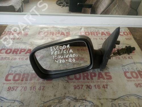 Used Left mirror SKODA FELICIA I Pickup (6UF, 6U7) [1995-2002]  19660263
