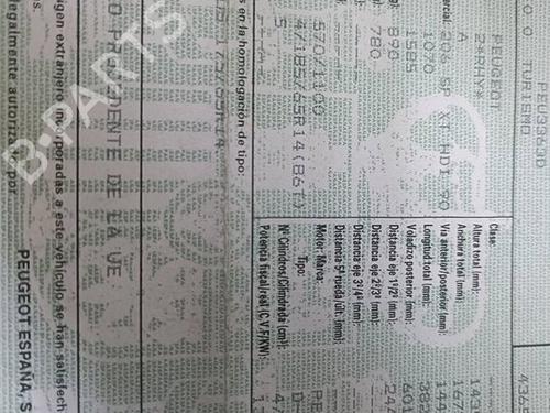 Used Parts PEUGEOT 206 Hatchback (2A/C) 2.0 HDI 90 4910938