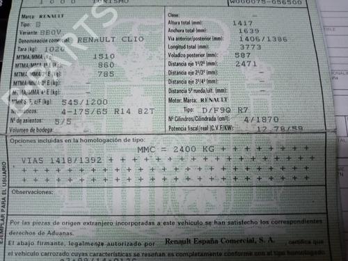 Engine RENAULT CLIO II (BB_, CB_) 1.9 D (B/CB0E, BB0J) | BP19661886M1 