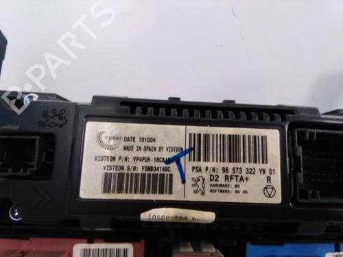 Climate control PEUGEOT 407 SW (6E_, 6D_) 2.0 HDi 135 | BP19558413I5 