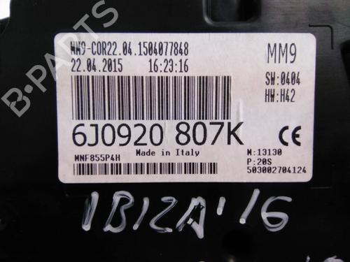 Instrument cluster SEAT IBIZA IV (6J5, 6P1)  | BP19551816C47 