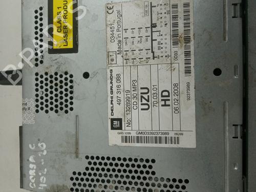 Radio OPEL CORSA D (S07) | BP19559842E6