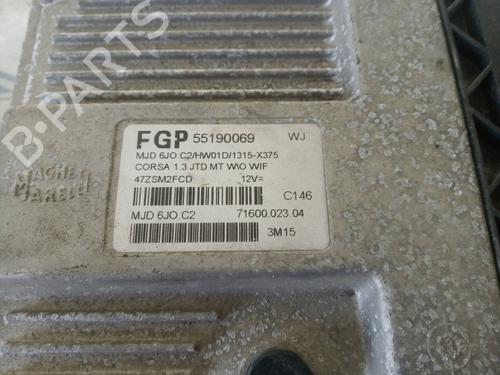 Engine control unit (ECU) OPEL CORSA C (X01)  | BP19554946M57 