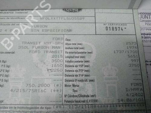 Front left interior door handle FORD TRANSIT Van (FA_ _) | BP19557248I13 - Image 8