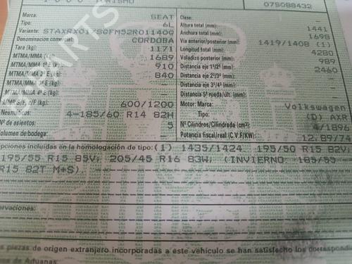 Mass air flow sensor SEAT CORDOBA (6L2)  | BP19568724M95 