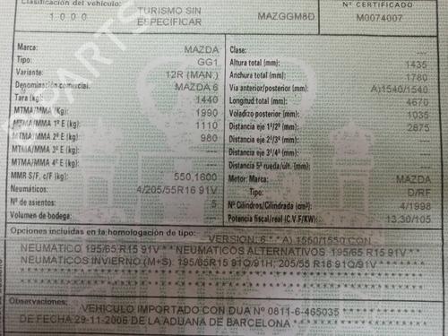 Gearbox MAZDA 6 Saloon (GG)  | BP19565181M3 