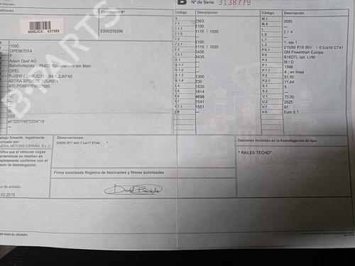 Left headlight OPEL ASTRA J Sports Tourer (P10)  | BP29907181C28