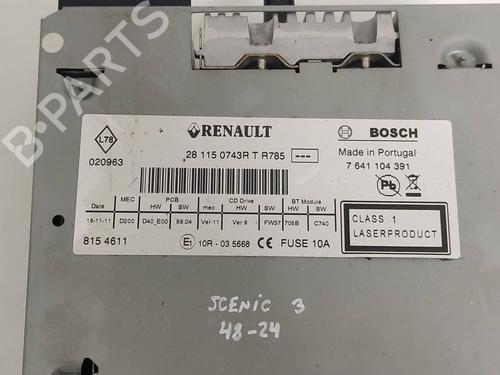 Radio RENAULT SCÉNIC III (JZ0/1_)  | BP19569589E6 