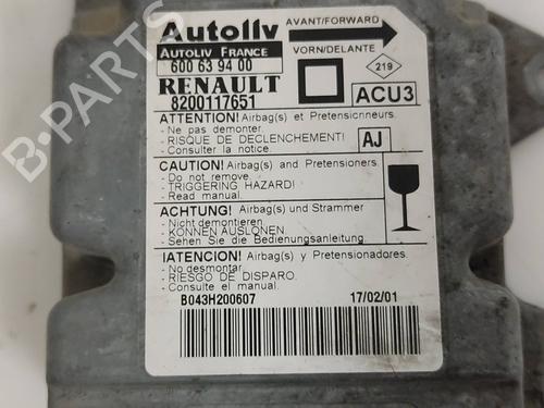 ECU airbags RENAULT MEGANE I Classic (LA0/1_)  | BP19568149M53 